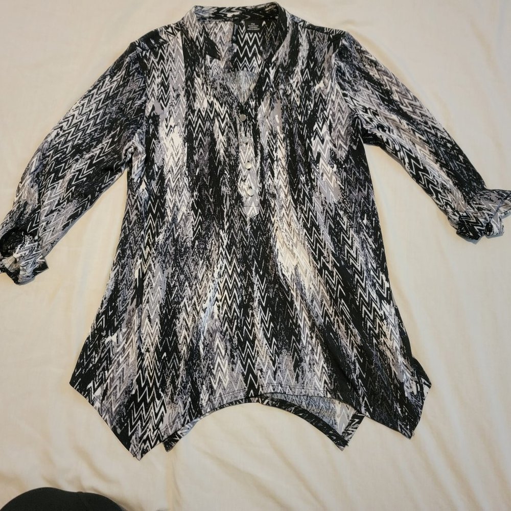 Women's Petite New Direction Blouse